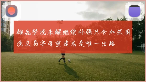 雄鹿梦境未醒继续补强只会加深困境交易字母重建或是唯一出路